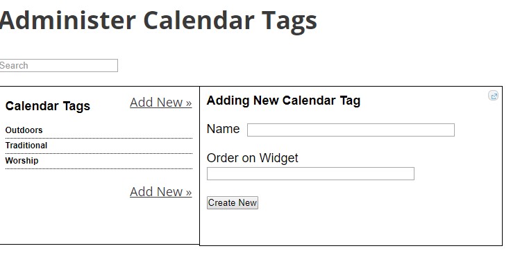 Using Calendar Tags Shulware