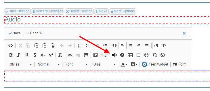 Text editor toolbar with image button highlighted.